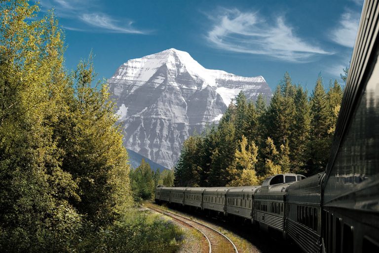 VIA Rail through Rockies